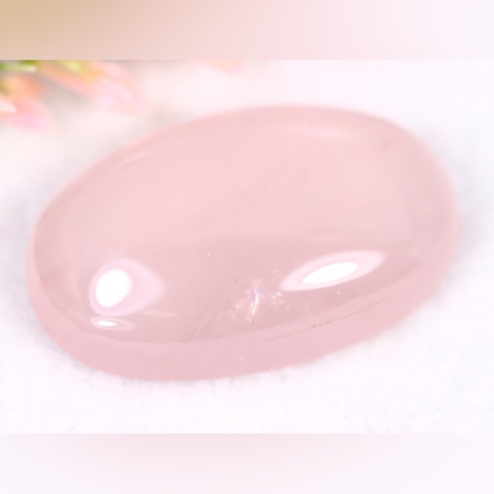 New Quality Natural Rose Quartz Cabochon Loose Gemstone
